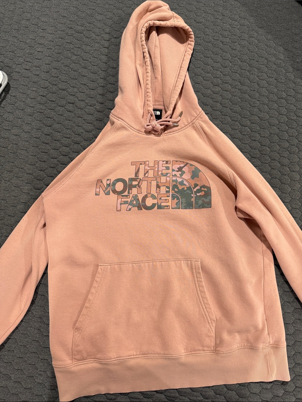 The North Face Blush Pink Logo Pullover Hoodie